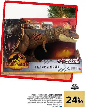 Tyrannosaurus rex extrĂȘme damage