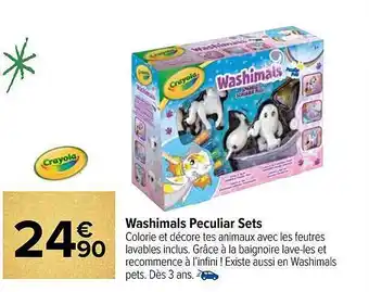 Carrefour Washimals peculiar sets offre