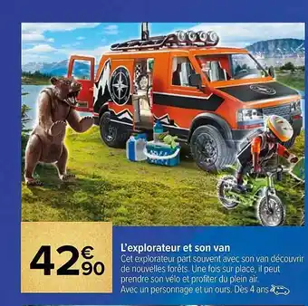 L'explorateur et son van