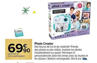 Carrefour Photo creator offre