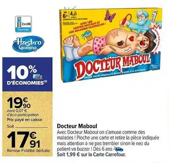 Docteur maboul hasbro gaming