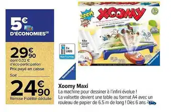 Carrefour Xoomy maxi offre