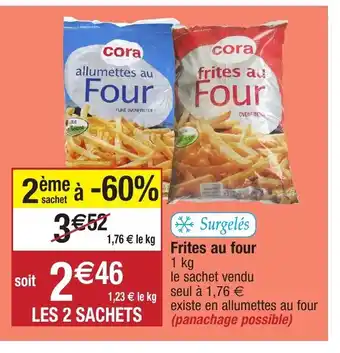 Migros Frites Au Four offre