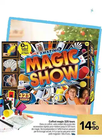 Carrefour Coffret magie 325 tours offre
