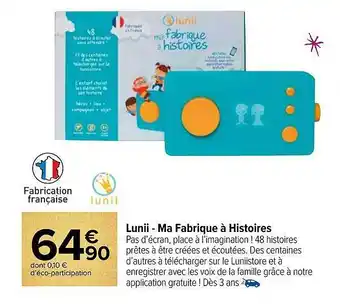 Lunii - ma fabrique à histoires