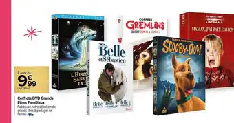 Coffret dvd grands films familiaux