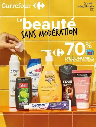 Carrefour La beauté sans modération carrefour offre