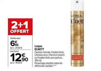 Carrefour Laque elnett offre