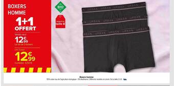 Carrefour Boxers homme offre