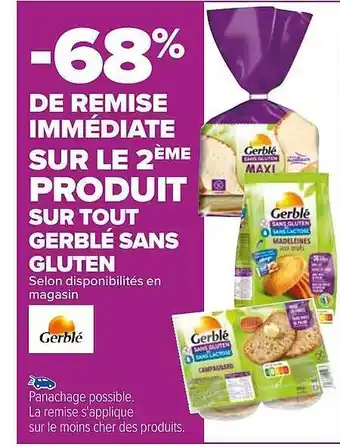 Gerblé sans gluten