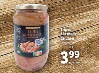 Lidl Tripes à la mode de caen offre