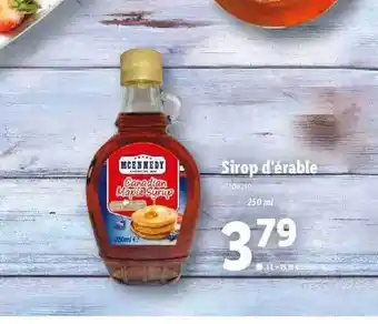 Lidl Sirop d'érable m cennedy offre