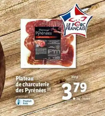 Lidl Plateau de charcuterie des pyrénées offre