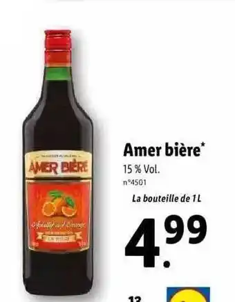 Lidl Amer bière offre