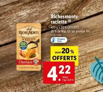 Richesmonts raclette