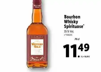 Bourbon whisky spirituose