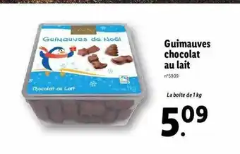 Lidl Guimauves chocolat au lait offre