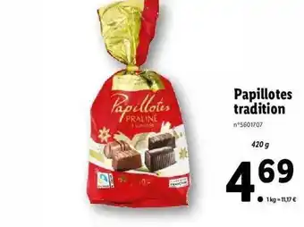 Lidl Papillotes tradition offre