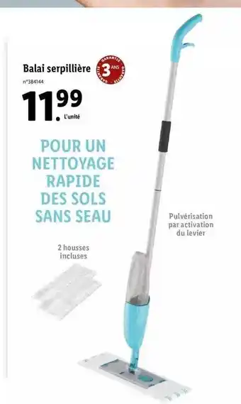 Lidl Balai serpillière offre