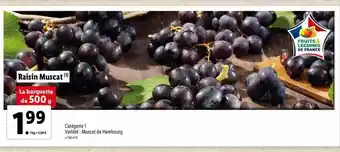 Lidl Raisin muscat offre