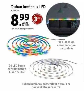 Ruban lumineux led