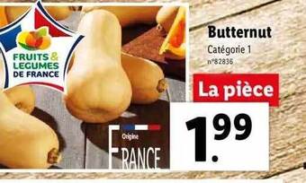 Lidl Butternut offre