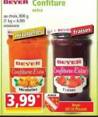 Norma Confiture extra beyer offre