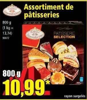 Norma Assortiment de pâtisseries offre