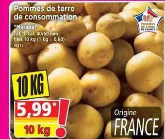 Norma Pommes de terre de consommation offre