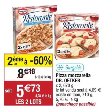 Migros Pizza Mozzarella DR OETKER offre