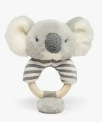 Gémo Hochet peluche bébé à anneau et tête de koala - keel toys vue1 - autres marques - gemo offre