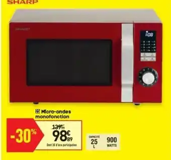 Conforama Micro-ondes monofonction offre