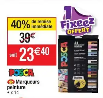 Cora x Carrefour Marqueurs peinture offre