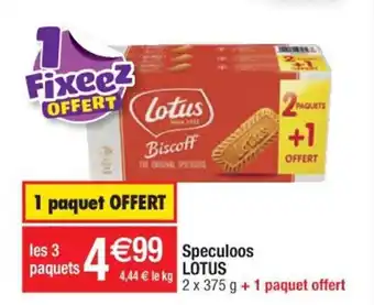 Cora x Carrefour Speculoos LOTUS offre