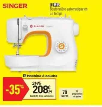 Conforama Machine à coudre offre