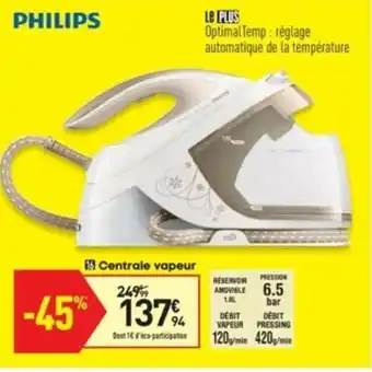 Conforama Centrale vapeur offre
