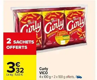 Carrefour Curly vico offre