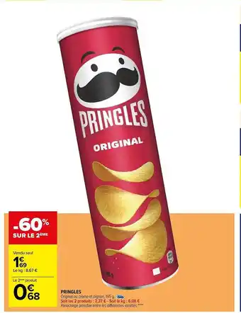 Carrefour Pringles offre
