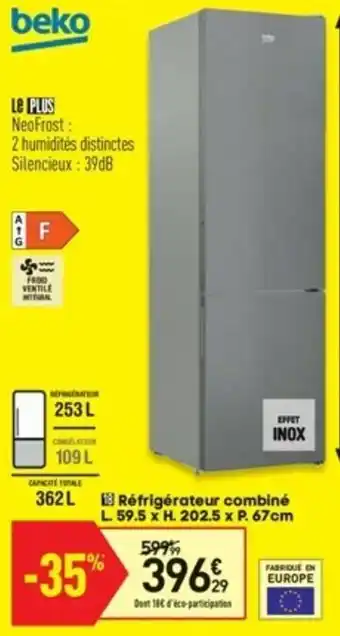 Conforama Réfrigérateur combiné offre