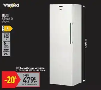 Conforama Congélateur armoire offre