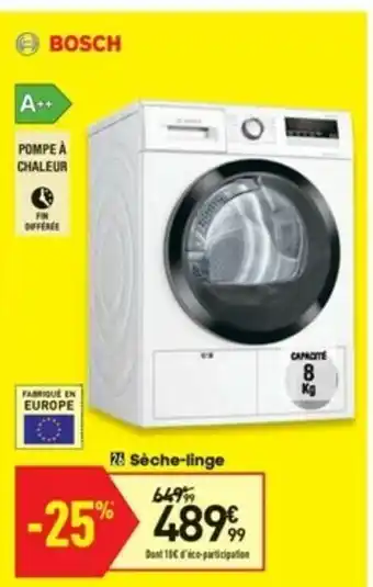 Conforama Sèche-linge offre