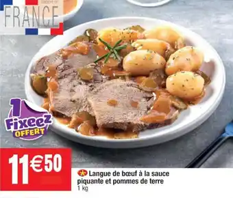 Cora x Carrefour Langue de bœuf à la sauce piquante et pommes de terre offre