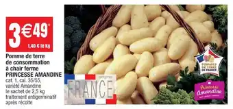 Cora x Carrefour Pomme de terre de consommation à chair ferme PRINCESSE AMANDINE offre