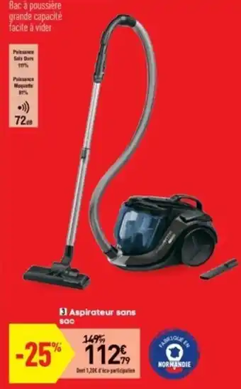 Conforama Aspirateur sans sac offre