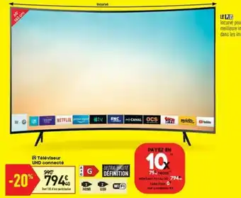 Conforama Téléviseur UHD connecté offre