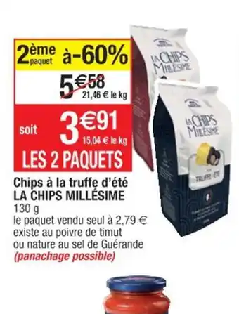 Cora x Carrefour Chips a La Truffe d'été La Chips Millésime 130g offre