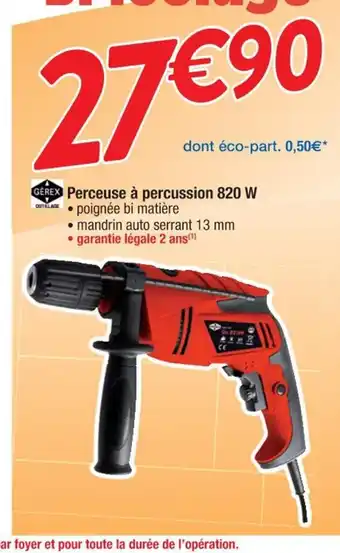 Perceuse a Percussion 820w