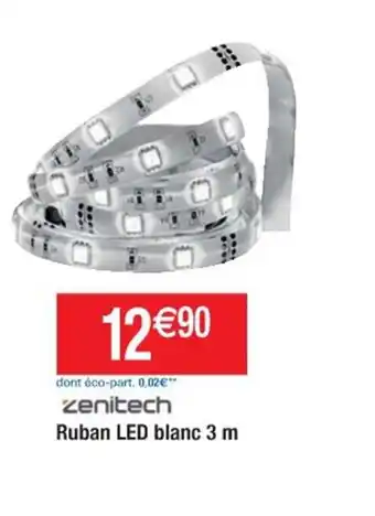 Cora x Carrefour Ruban Led Blanc 3m offre