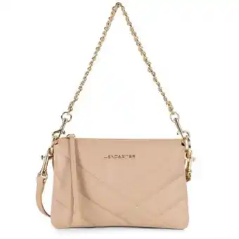 3 suisses Lancaster - pochette zippée en cuir matelassé - promo mode femme offre