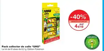 Monoprix Pack collector de colle "UHU" offre